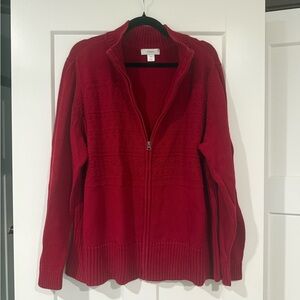 CJ Banks Vibrant Red Women's Jacket